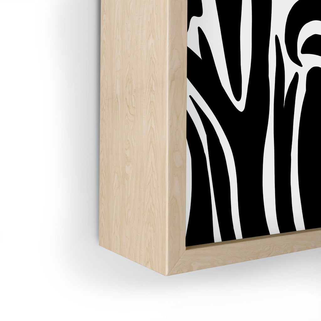 Jennifer Labre Wild Zebra Framed Mini Art Print