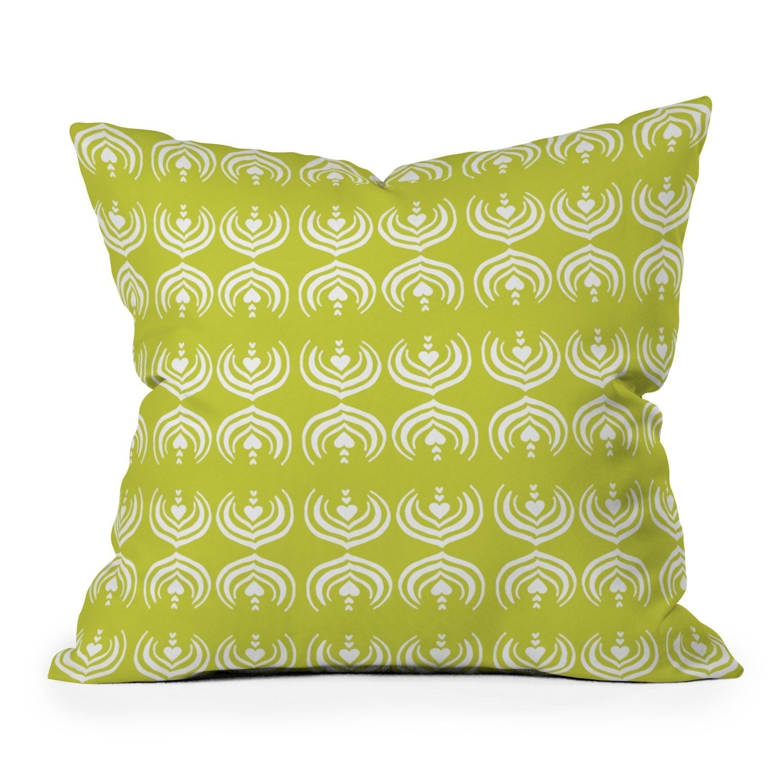 Design by Spark Matcha Latte Art Outdoor Throw Pillow