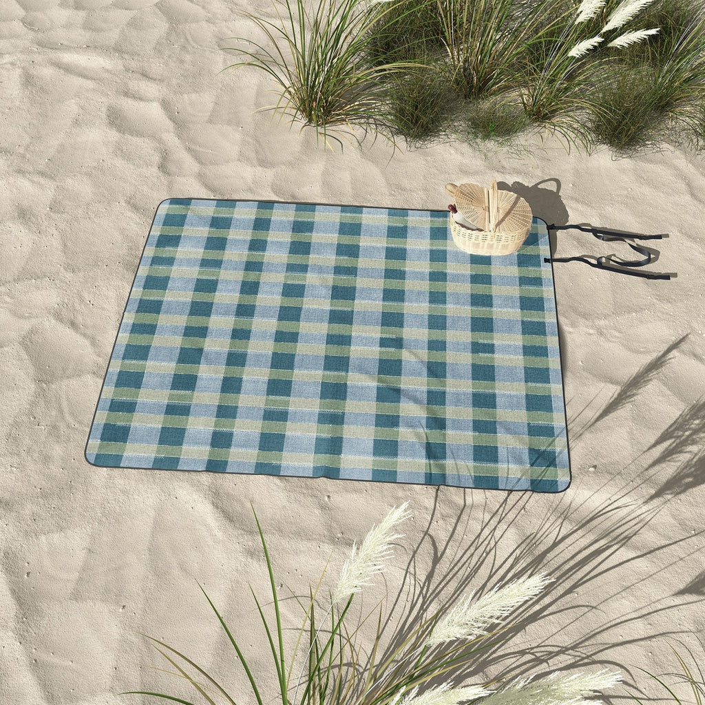 Marta Barragan Camarasa Country Style Checks Picnic Blanket