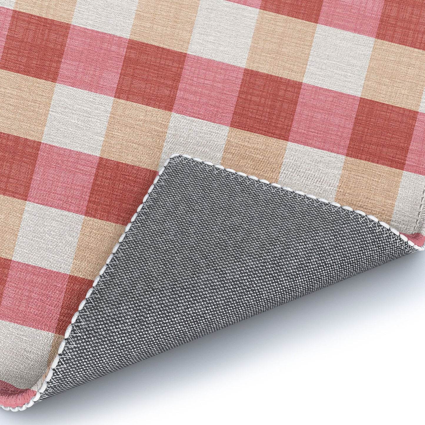 Avenie Cozy Gingham Area Rug