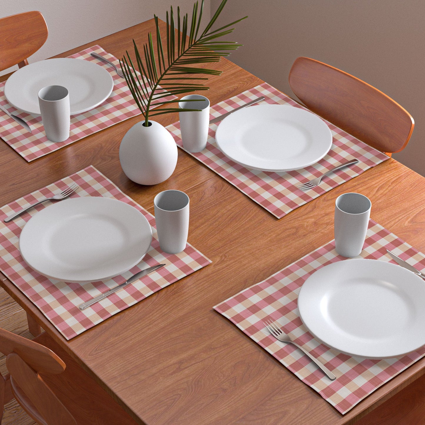 Avenie Cozy Gingham Placemat
