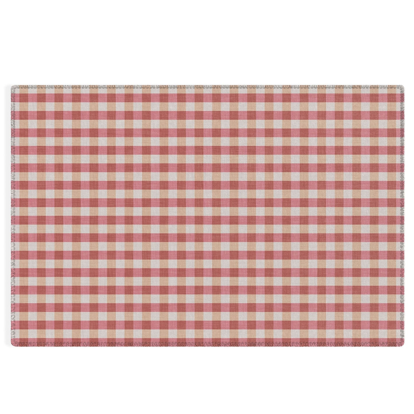 Avenie Cozy Gingham Outdoor Rug