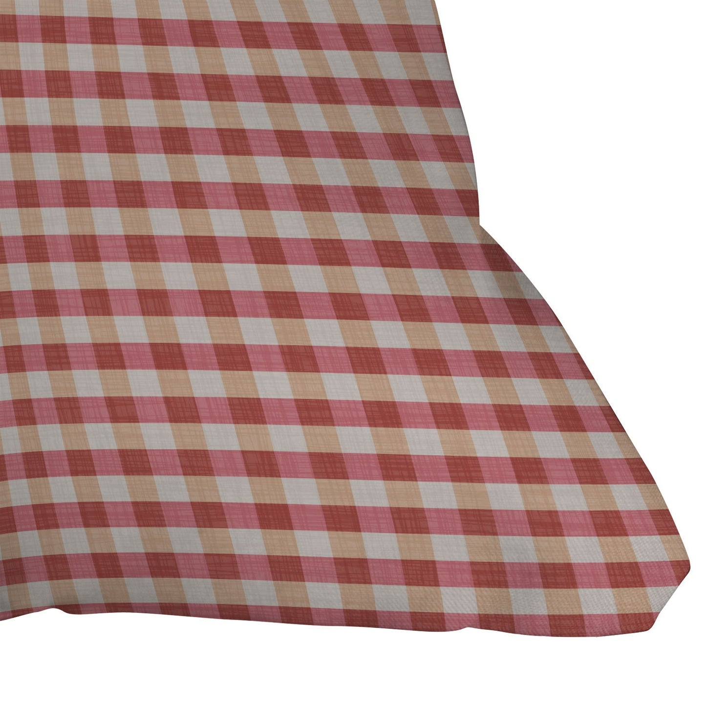 Avenie Cozy Gingham Throw Pillow