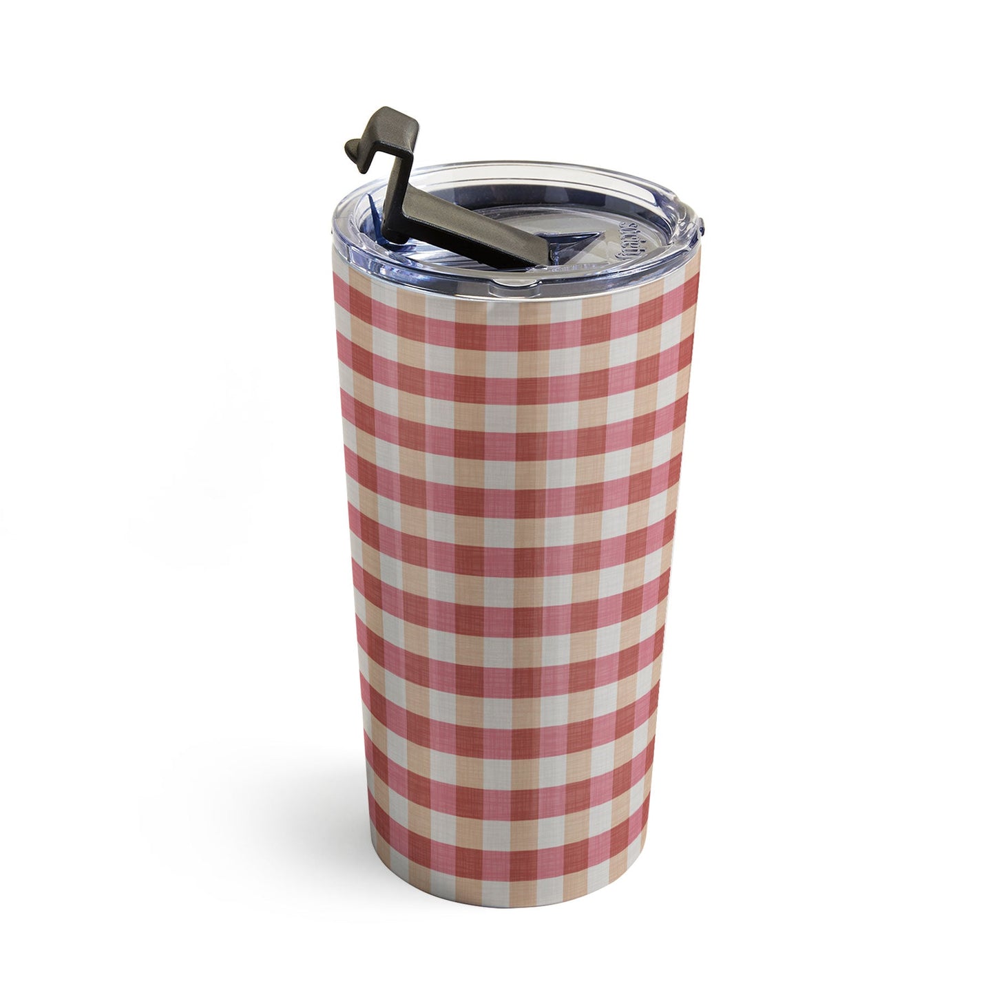 Avenie Cozy Gingham Travel Mug