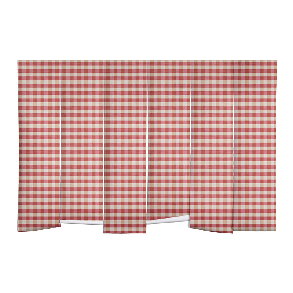 Avenie Cozy Gingham Wall Mural
