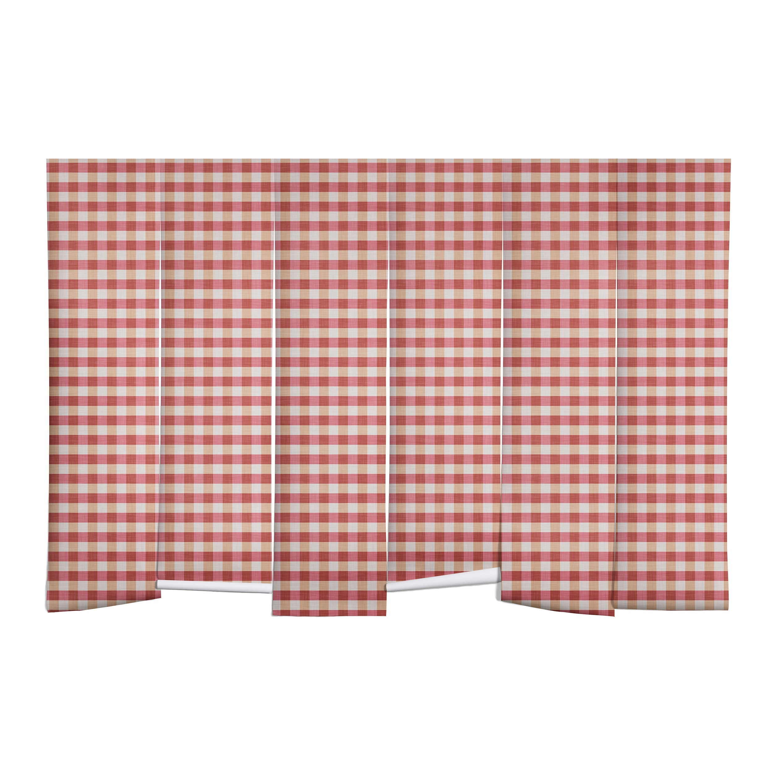 Avenie Cozy Gingham Wall Mural