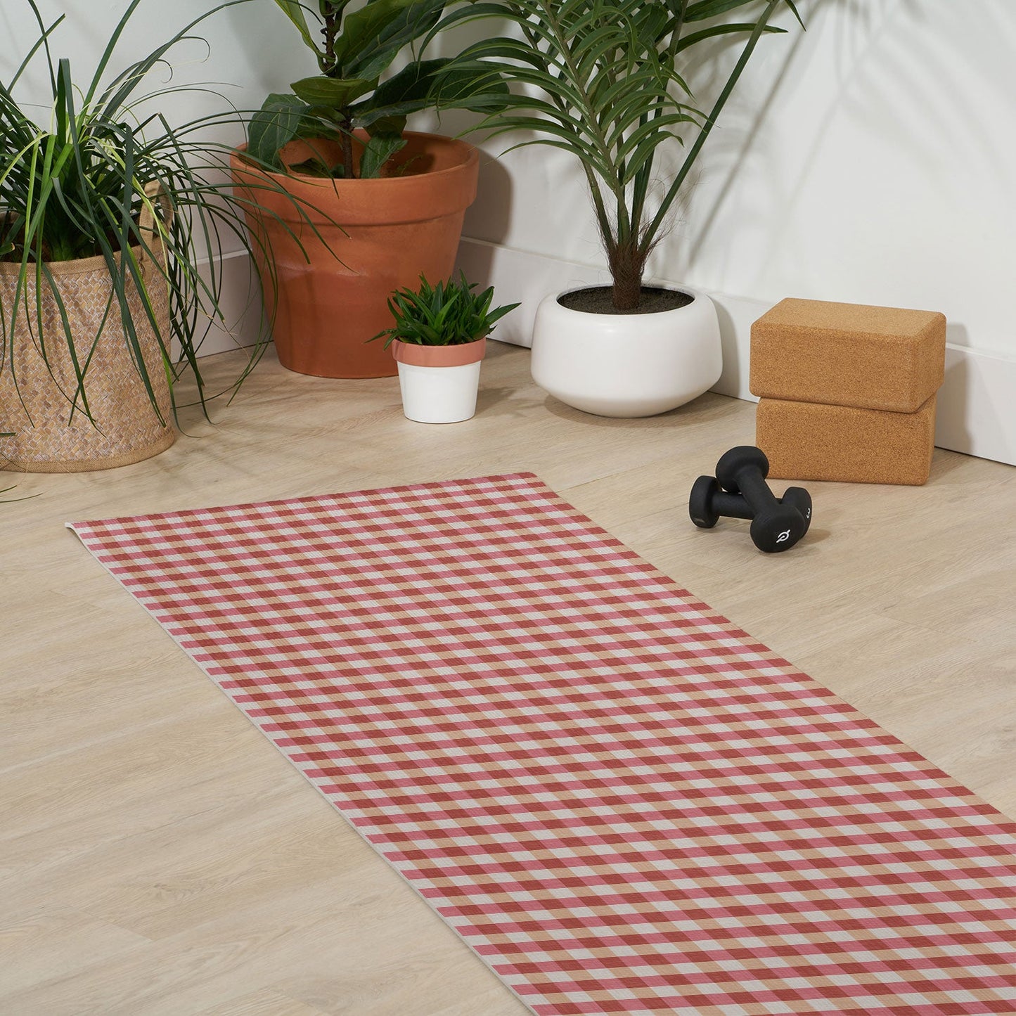 Avenie Cozy Gingham Yoga Mat