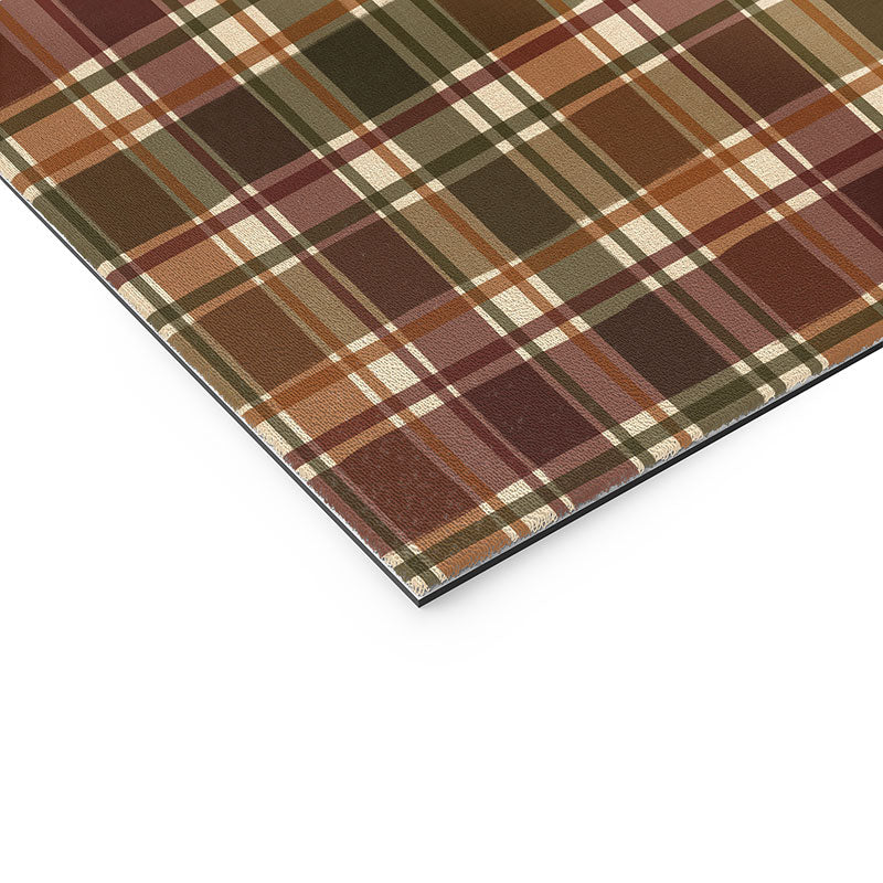 Avenie Cozy Vintage Plaid Welcome Mat