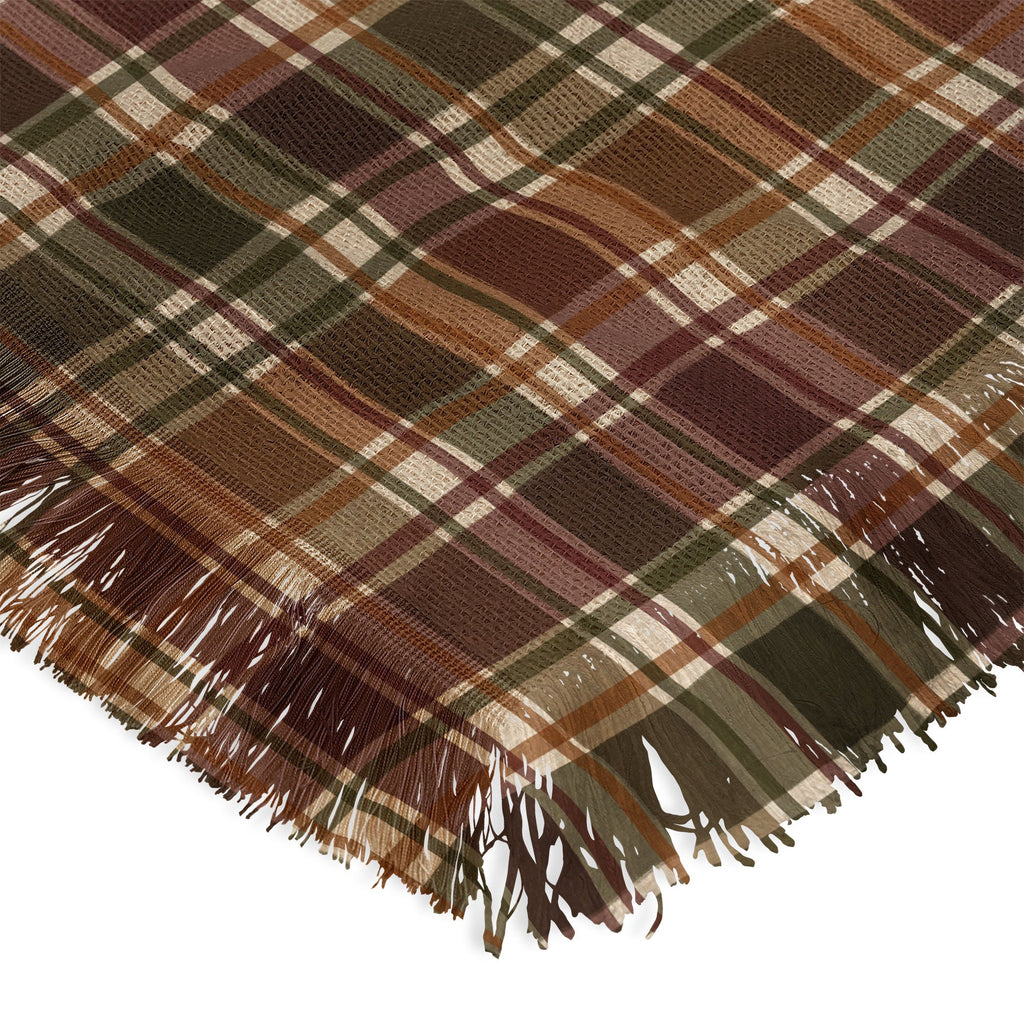 Avenie Cozy Vintage Plaid Throw Blanket