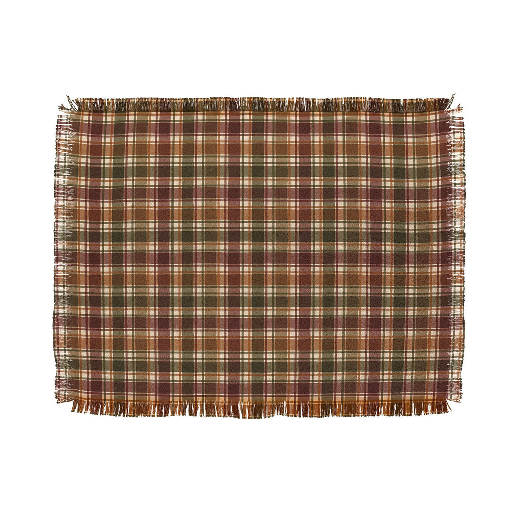 Avenie Cozy Vintage Plaid Throw Blanket