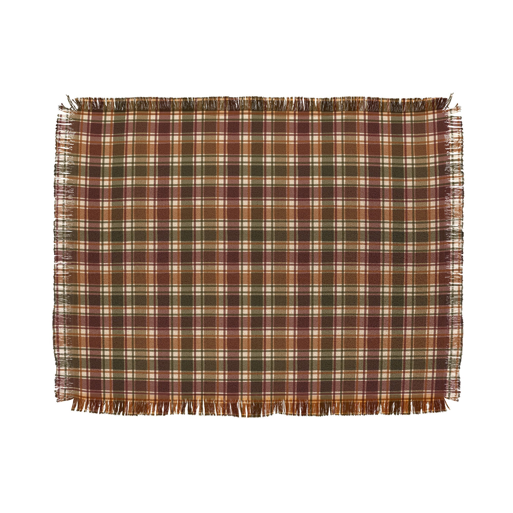 Avenie Cozy Vintage Plaid Throw Blanket