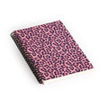 Avenie Leopard Print Coral Pink Spiral Notebook