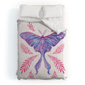 Avenie Luna Moth Blue Violet Comforter