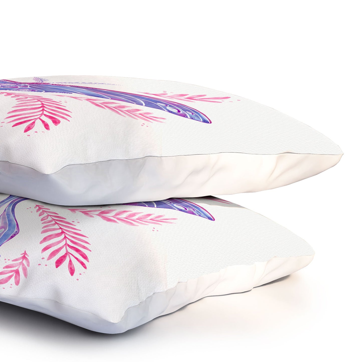 Avenie Luna Moth Blue Violet Pillow Shams