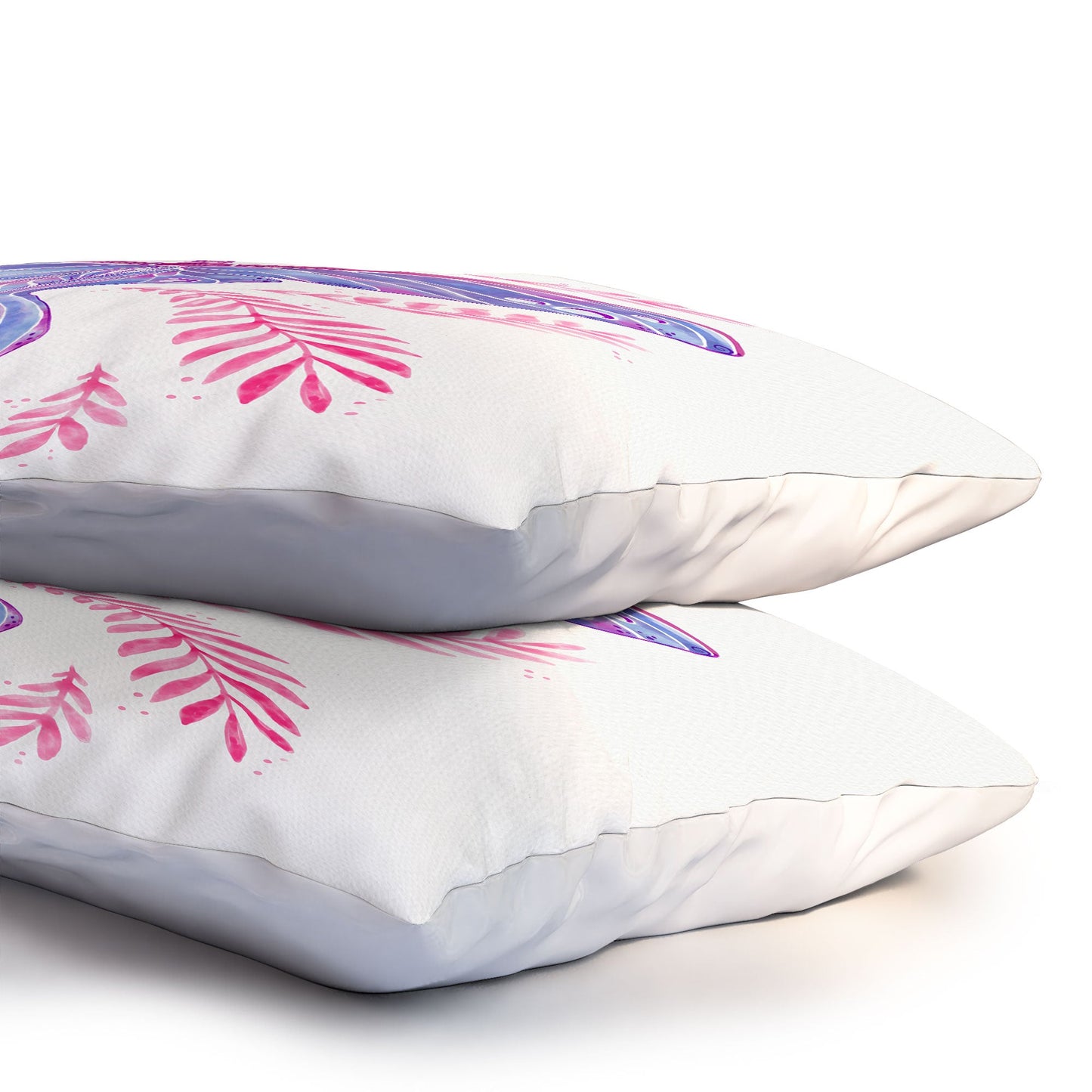 Avenie Luna Moth Blue Violet Pillow Shams