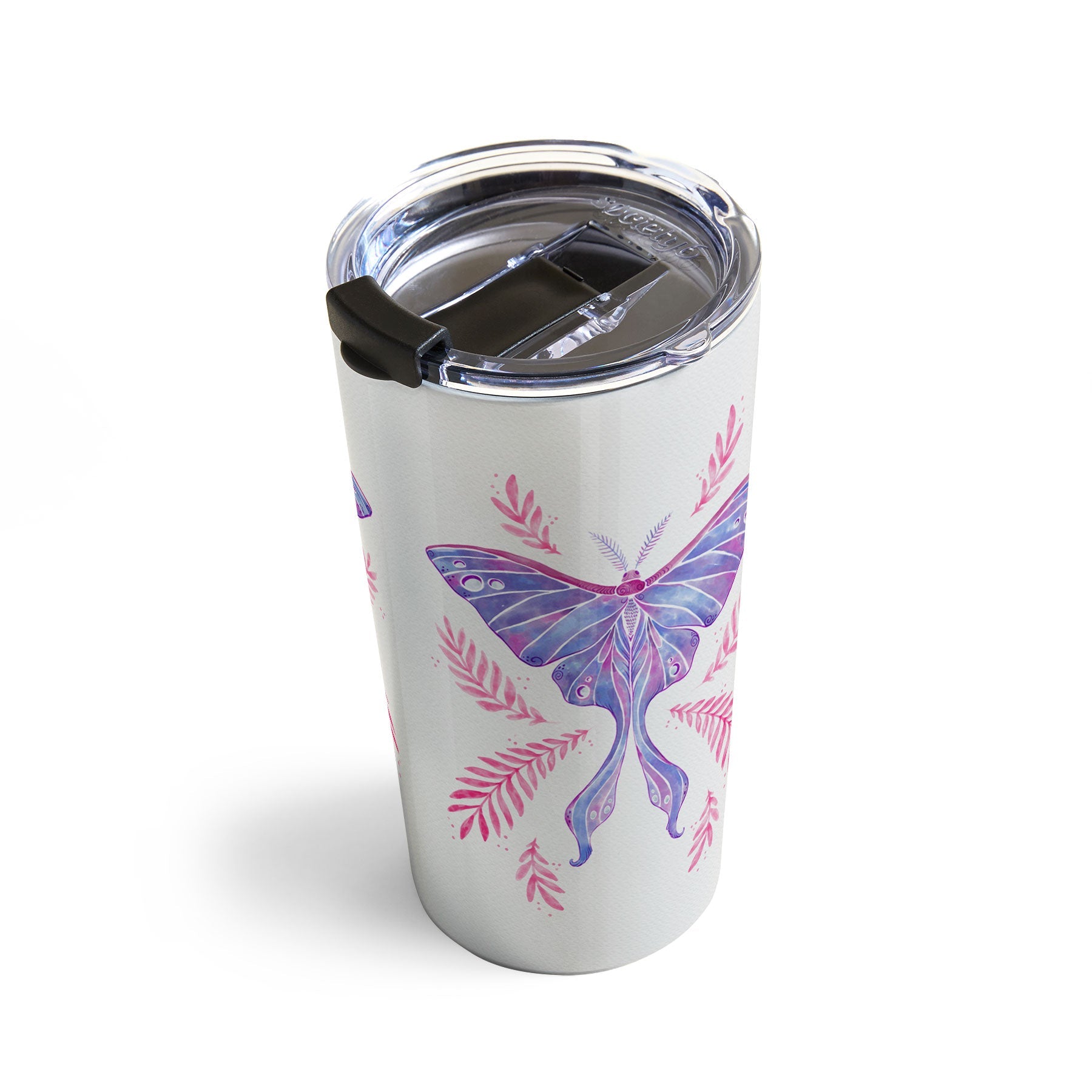 Avenie Luna Moth Blue Violet Travel Mug