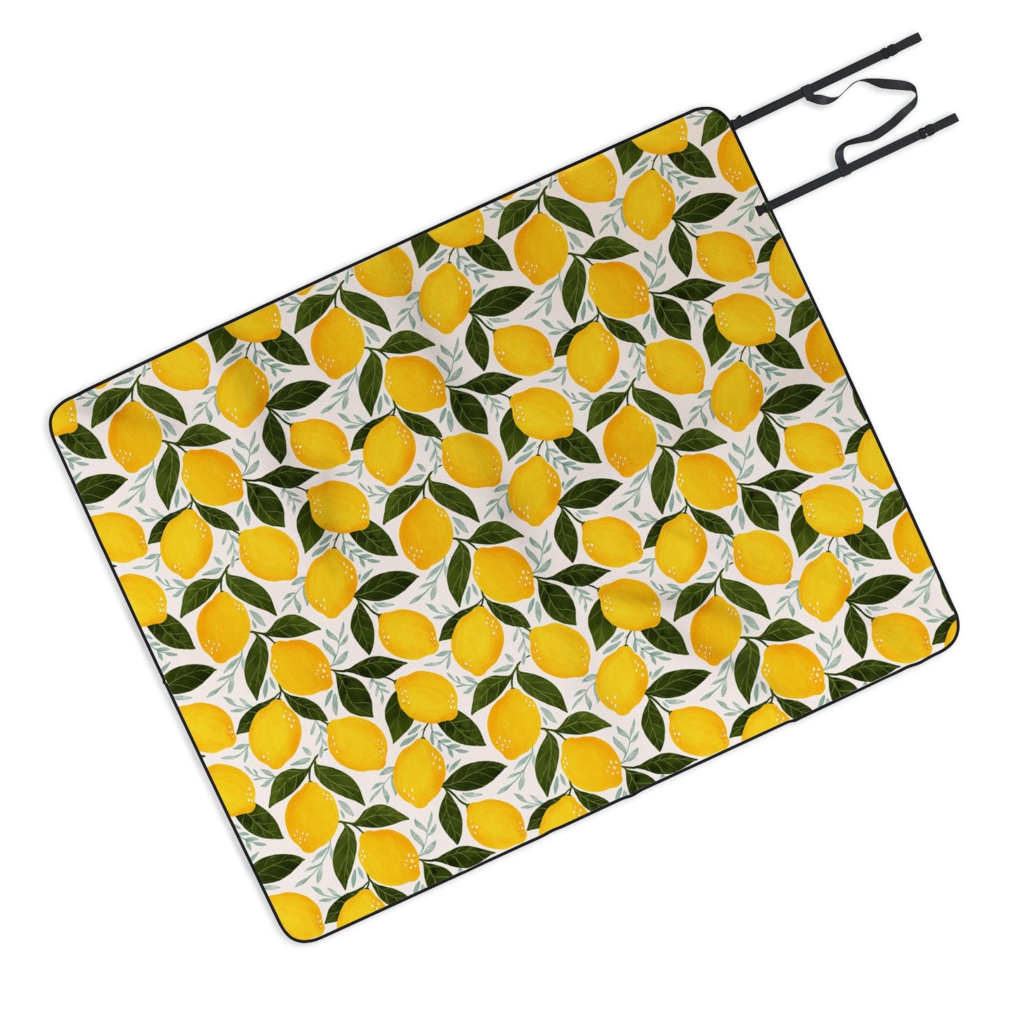Avenie Mediterranean Summer Lemons I Picnic Blanket