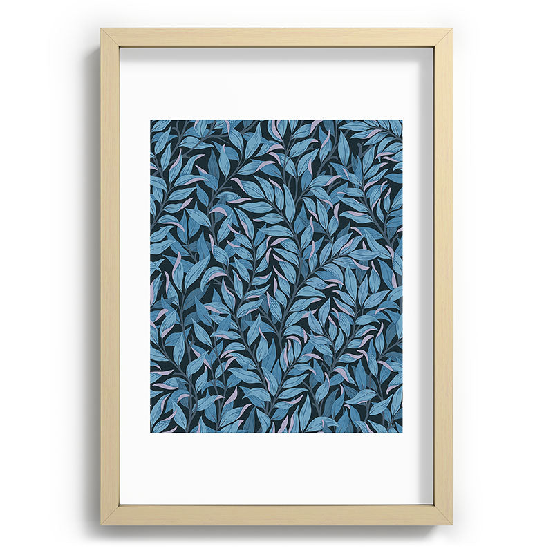 Avenie Romantic Botanica III Recessed Framing Rectangle