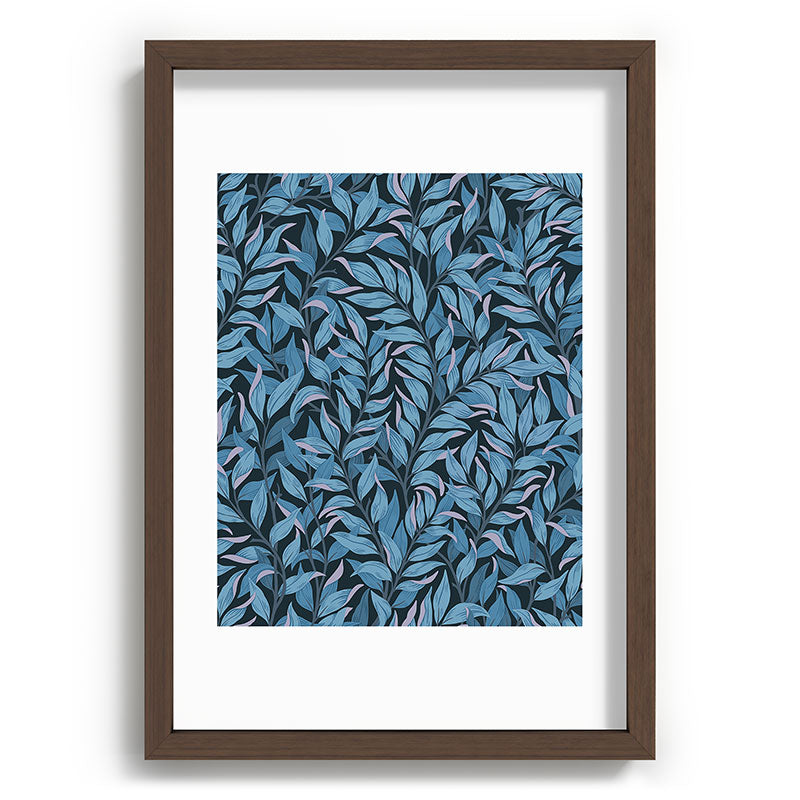 Avenie Romantic Botanica III Recessed Framing Rectangle