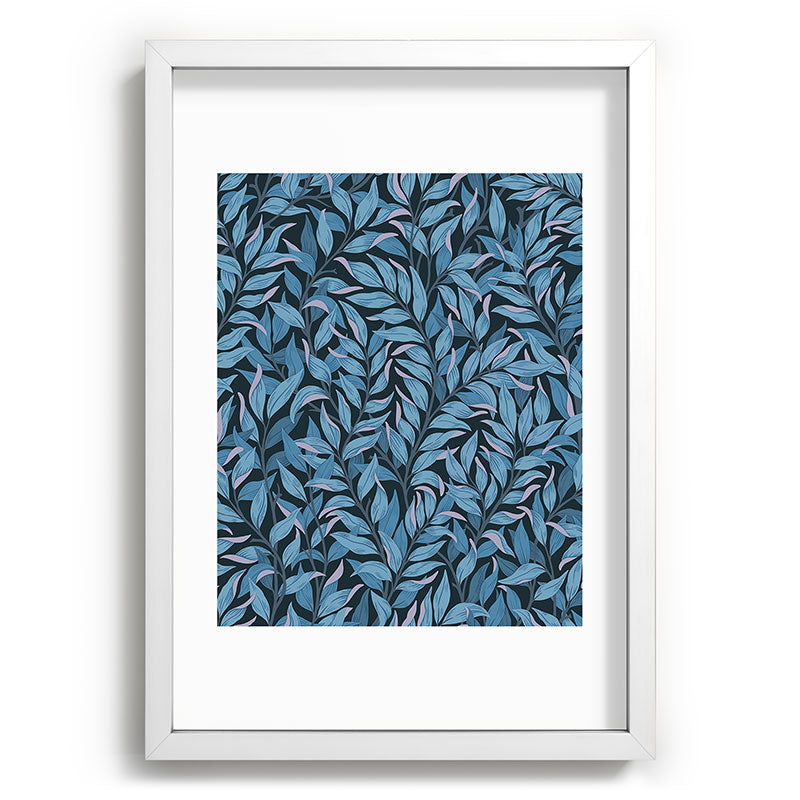 Avenie Romantic Botanica III Recessed Framing Rectangle
