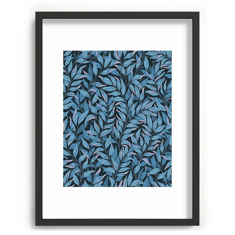 Avenie Romantic Botanica III Recessed Framing Rectangle