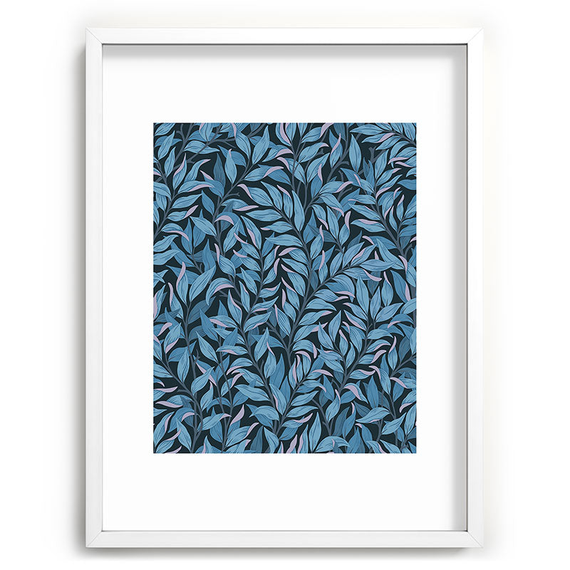 Avenie Romantic Botanica III Recessed Framing Rectangle