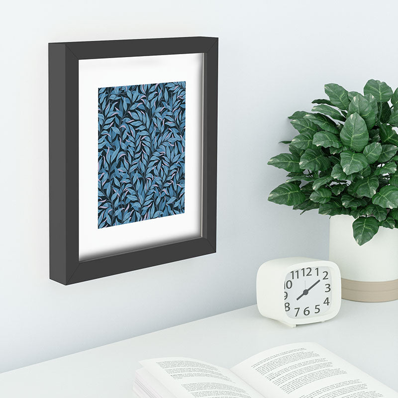 Avenie Romantic Botanica III Recessed Framing Rectangle