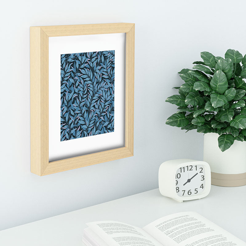 Avenie Romantic Botanica III Recessed Framing Rectangle
