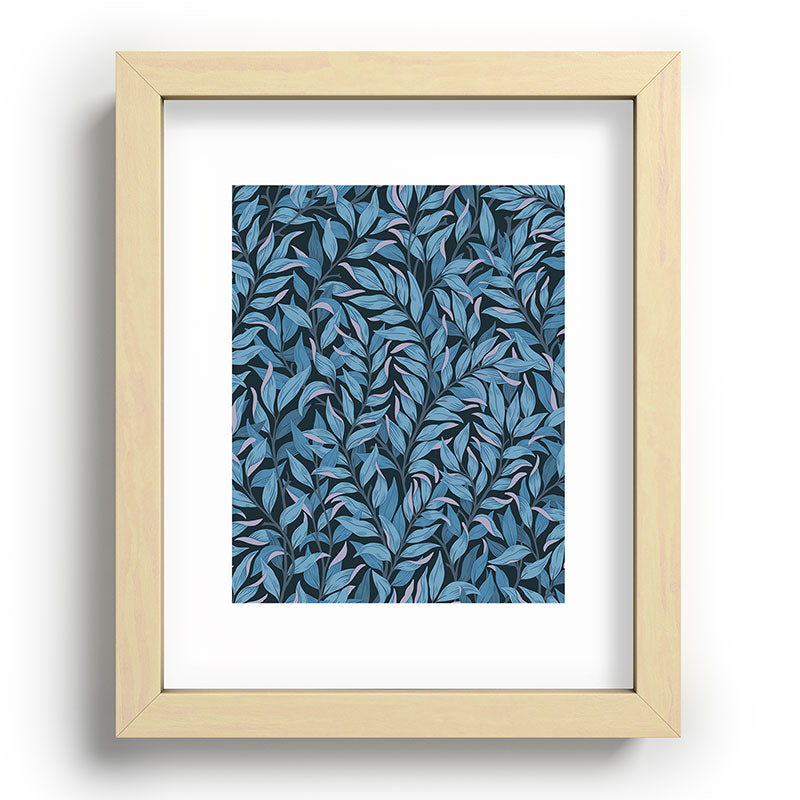 Avenie Romantic Botanica III Recessed Framing Rectangle