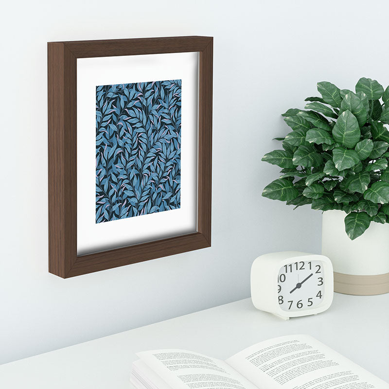 Avenie Romantic Botanica III Recessed Framing Rectangle