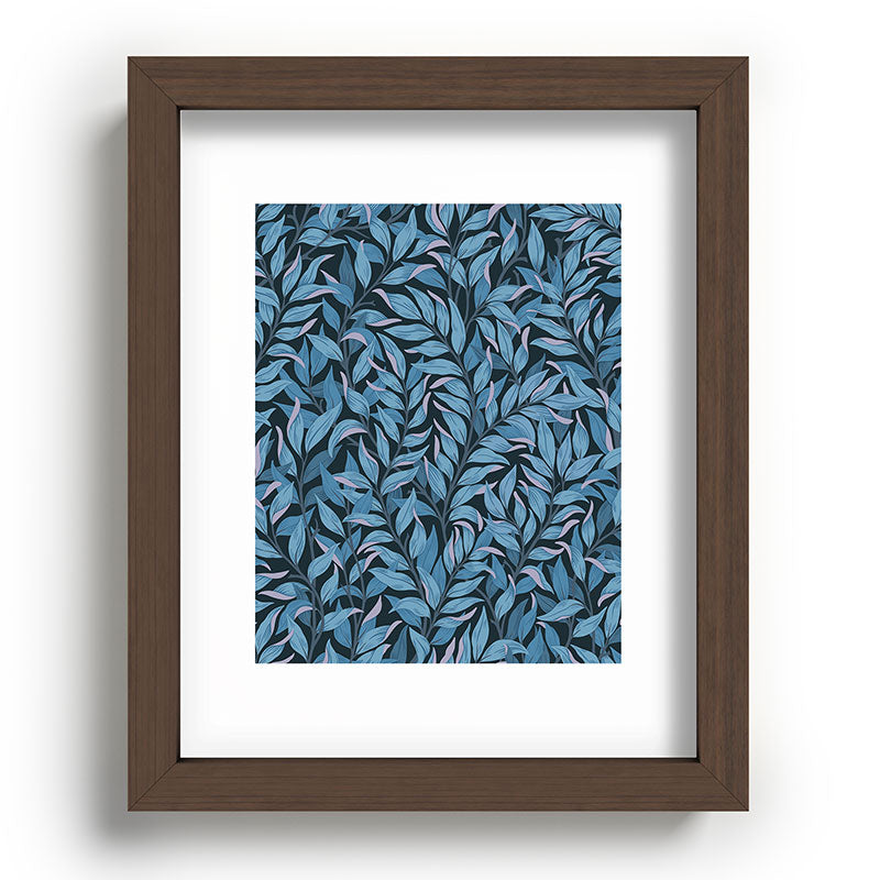 Avenie Romantic Botanica III Recessed Framing Rectangle