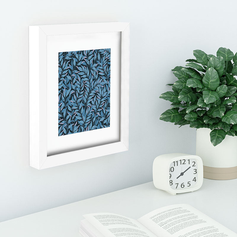 Avenie Romantic Botanica III Recessed Framing Rectangle