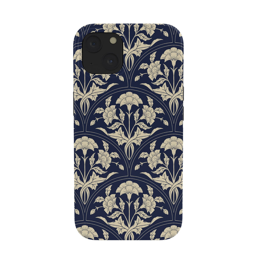 Avenie Victorian Botanical Cornflower Phone Case
