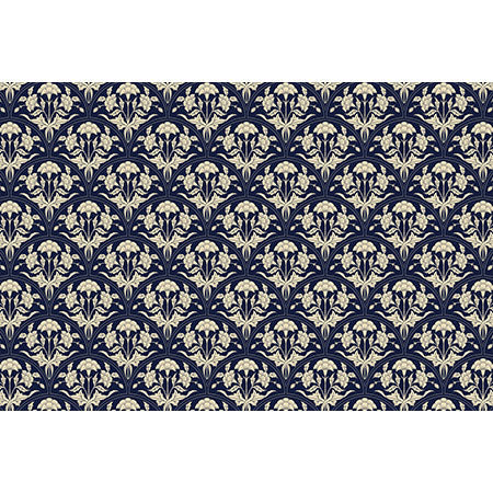 Avenie Victorian Botanical Cornflower Wall Mural