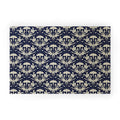 Avenie Victorian Botanical Cornflower Welcome Mat
