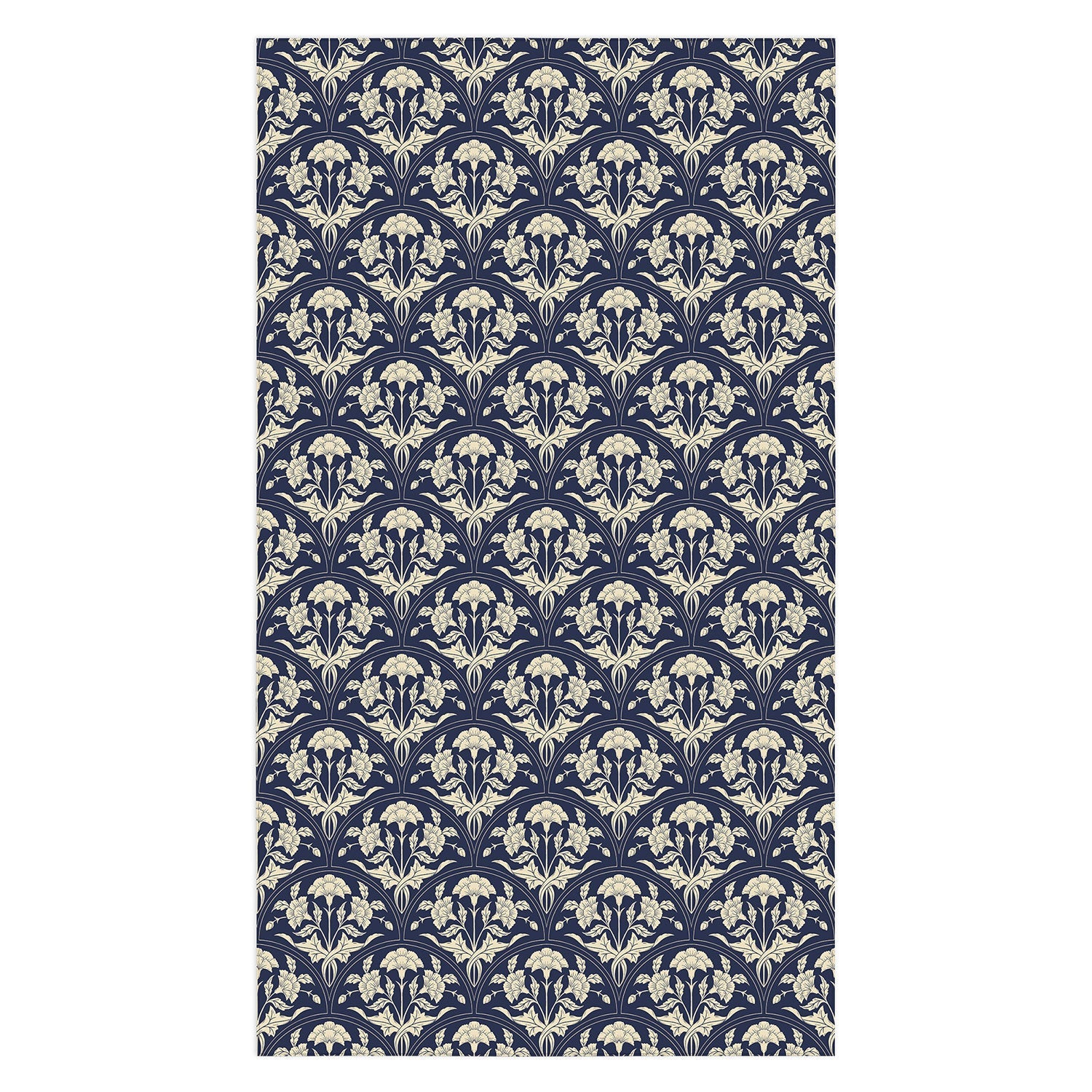 Avenie Victorian Botanical Cornflower Tablecloth