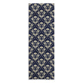 Avenie Victorian Botanical Cornflower Yoga Towel