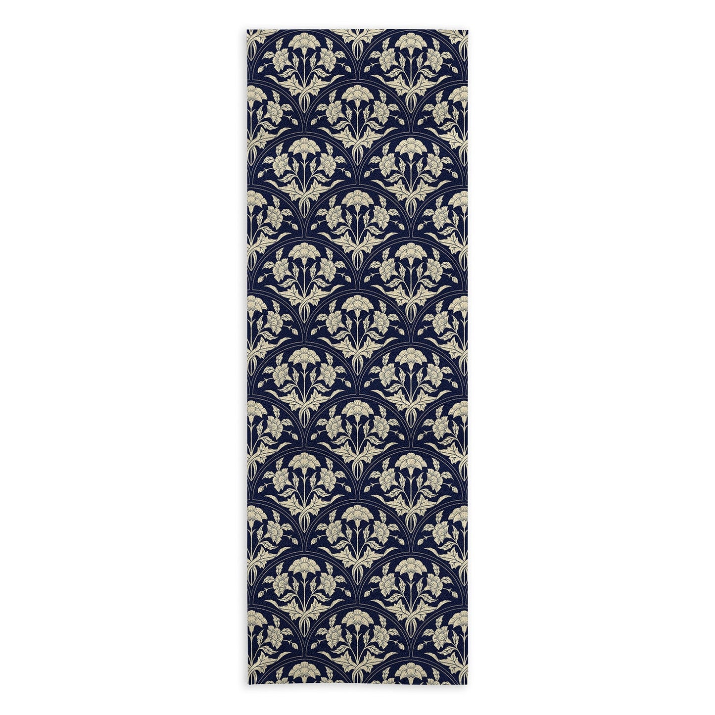 Avenie Victorian Botanical Cornflower Yoga Towel