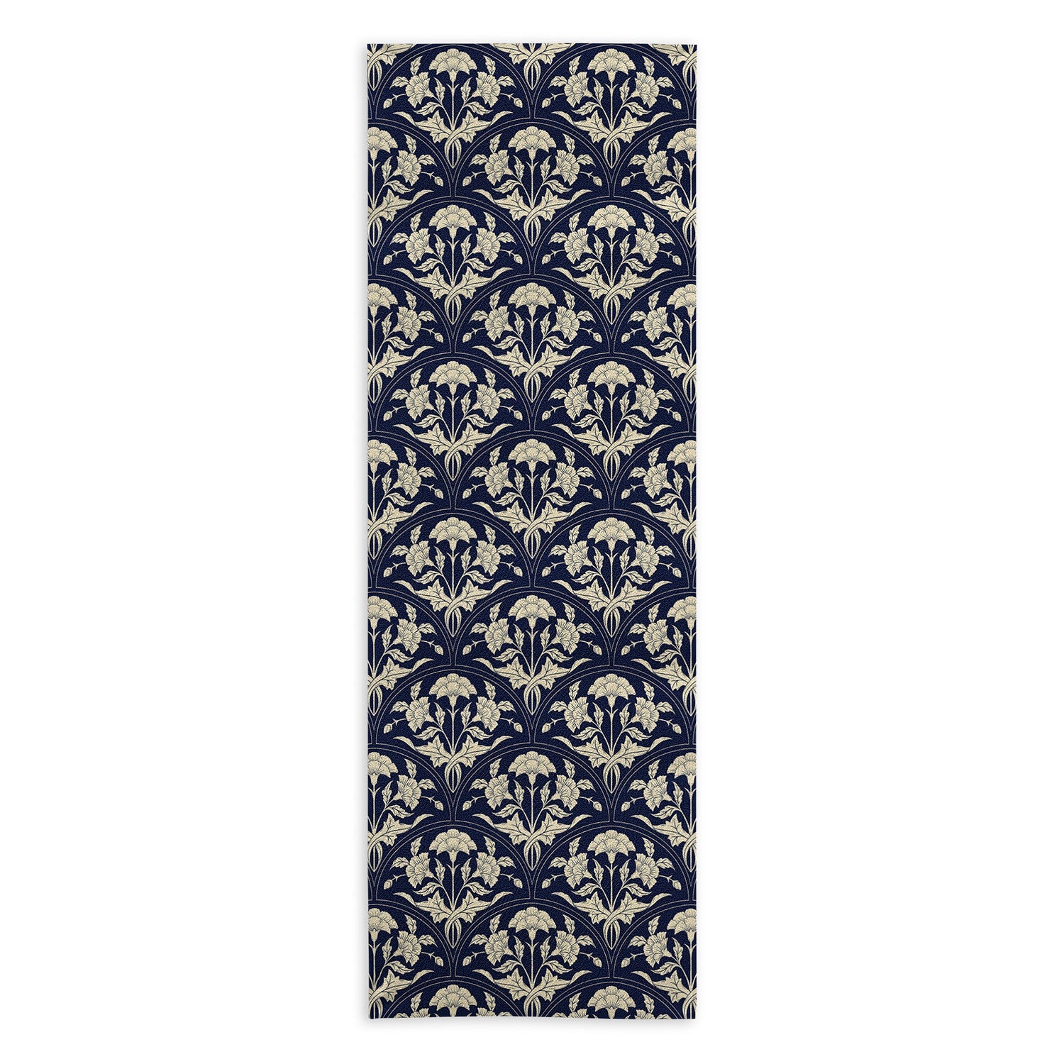 Avenie Victorian Botanical Cornflower Yoga Towel