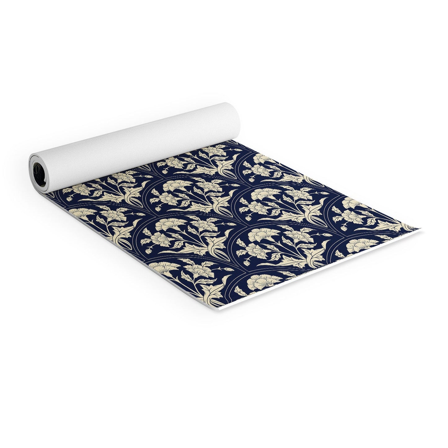 Avenie Victorian Botanical Cornflower Yoga Mat