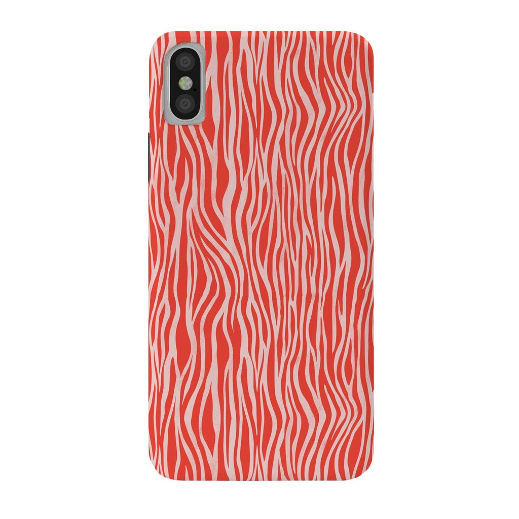 Avenie BR Red Zebra Stripe Phone Case