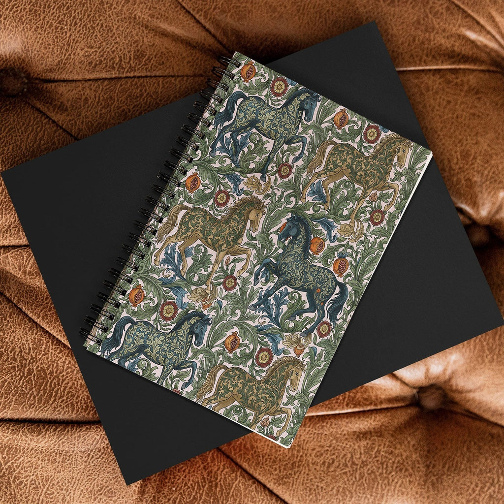 Marta Barragan Camarasa Renaissance Horse Garden Spiral Notebook