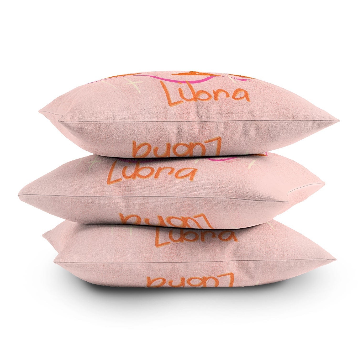 Little Om Zodiac Signs Libra Outdoor Throw Pillow