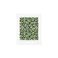 Avenie BR Cheetah Print In Green Art Print