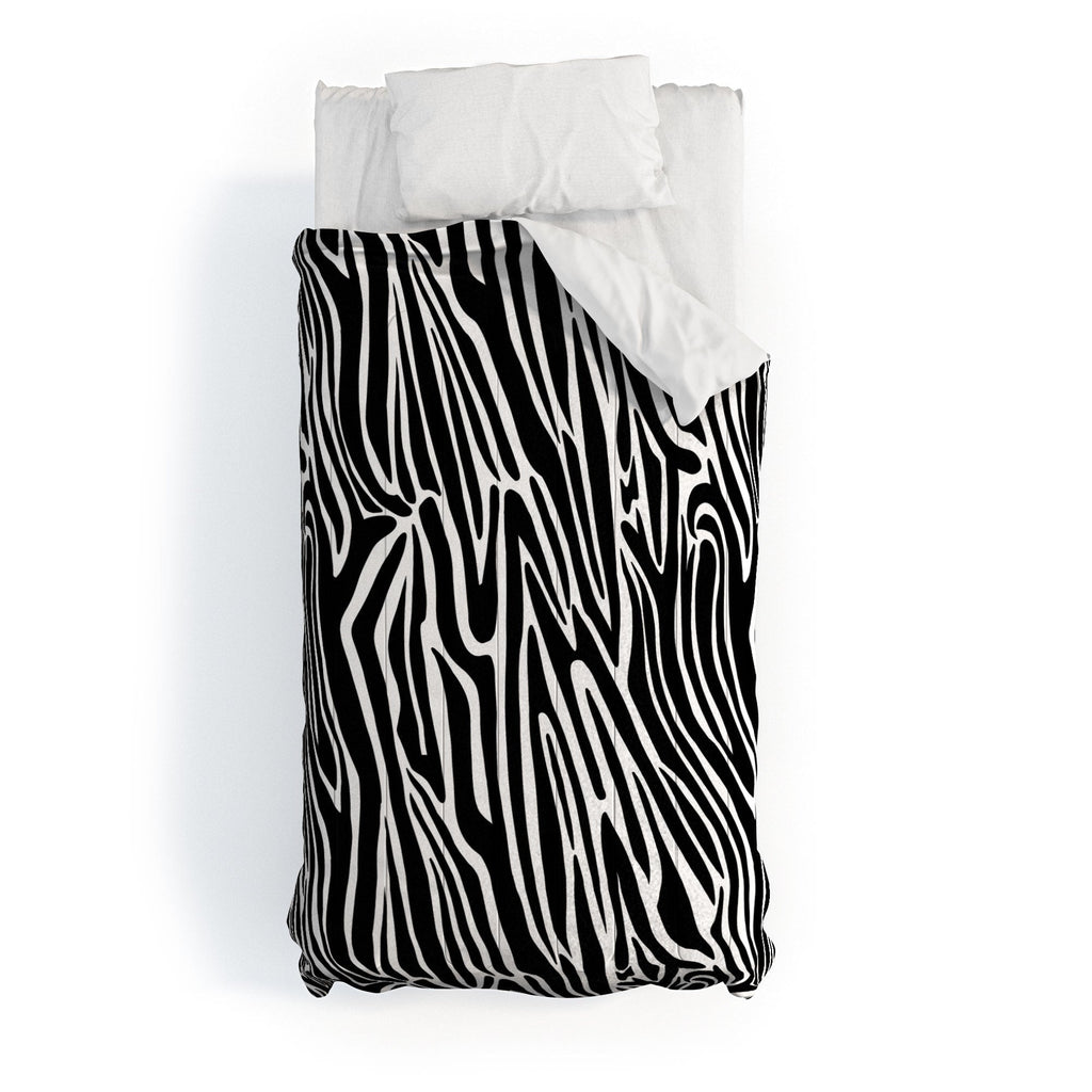 Jennifer Labre Wild Zebra Comforter