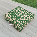 Avenie BR Cheetah Print In Green Outdoor Floor Cushion