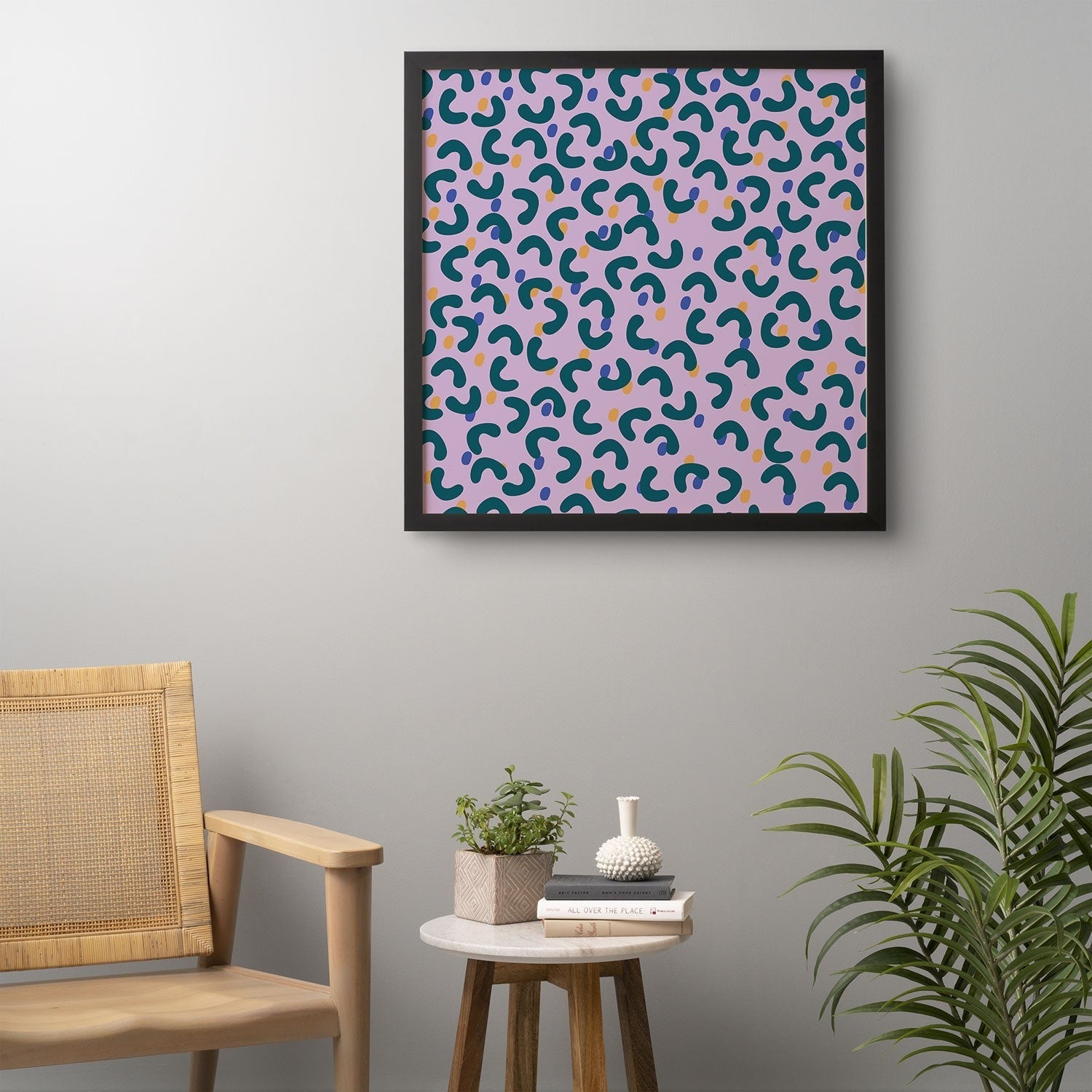 Camilla Foss Pebbles Mix Framed Wall Art