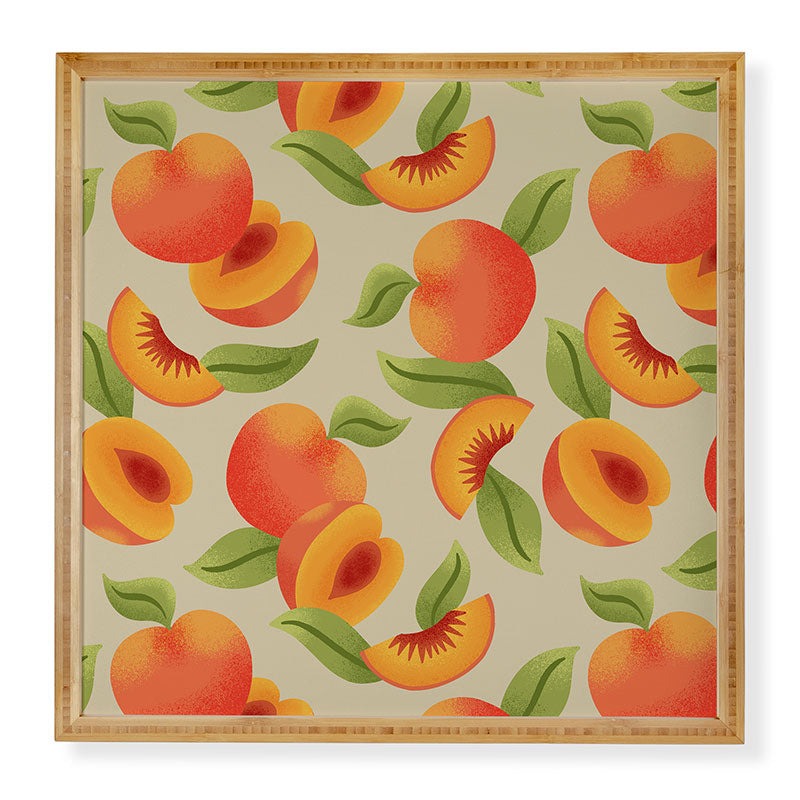 Jessica Molina Peach Pattern Framed Wall Art