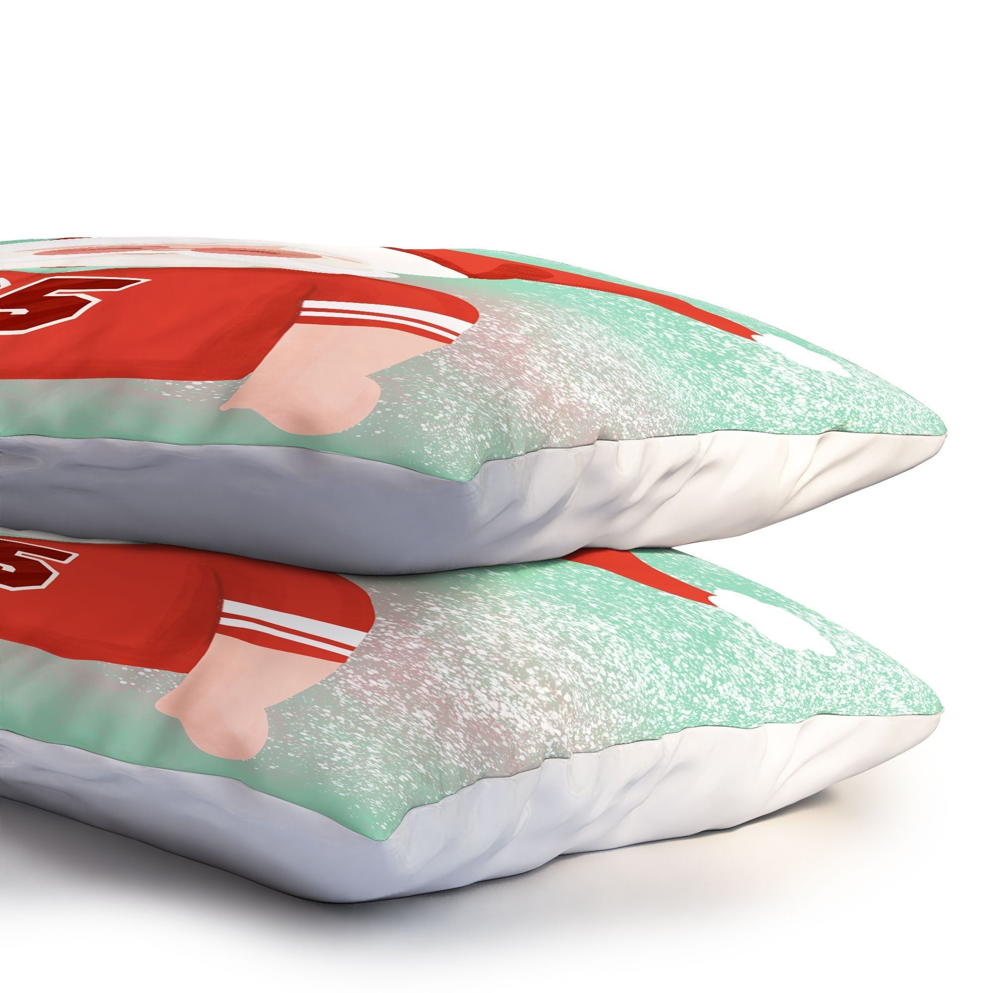 Design by Spark Sporty Football Santa Pillow Shams