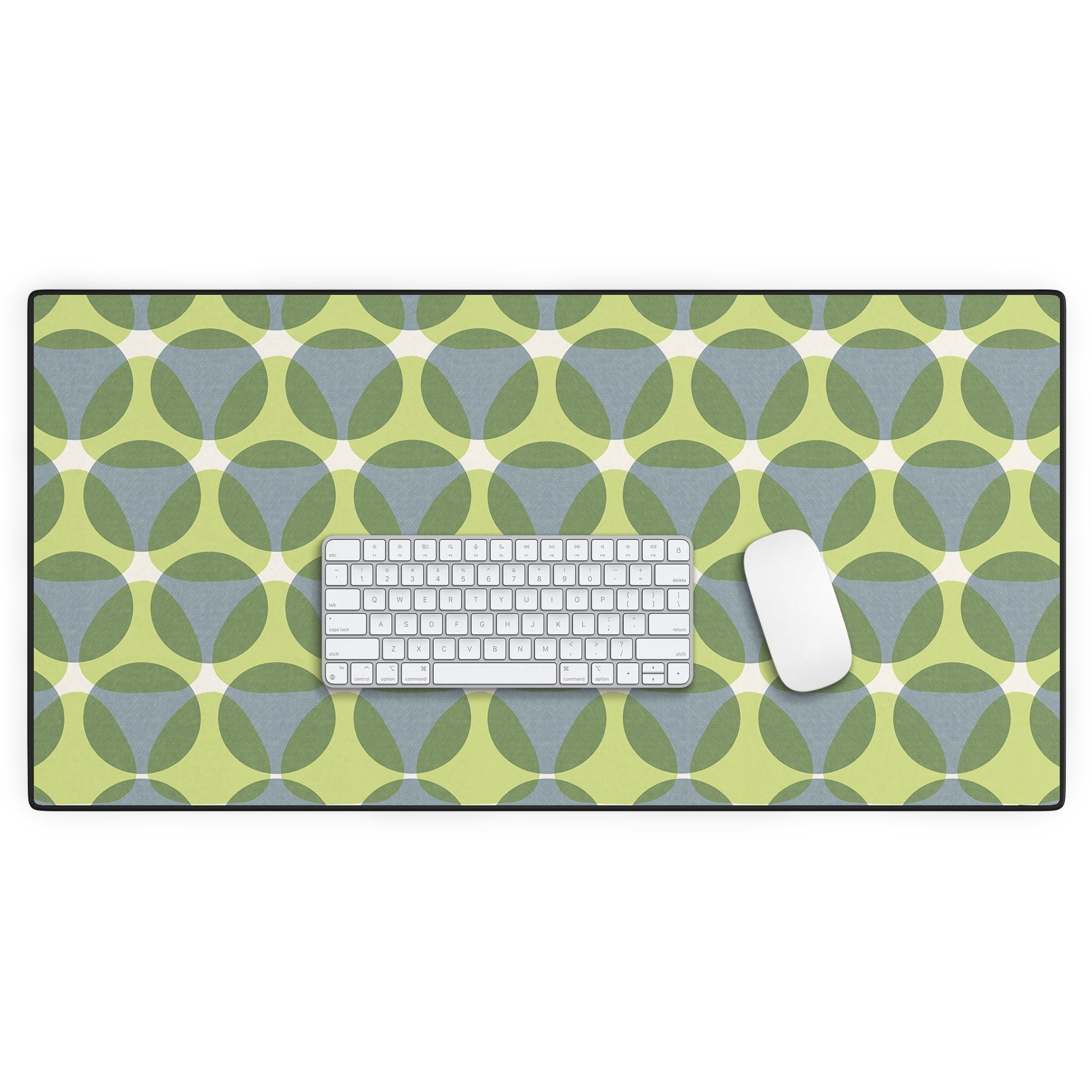Marta Barragan Camarasa Stylish Retro Circle Desk Mat